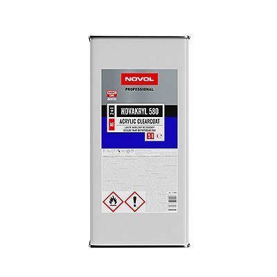 Лак акриловый NOVAKRYL 580 5 л + 2,5 л