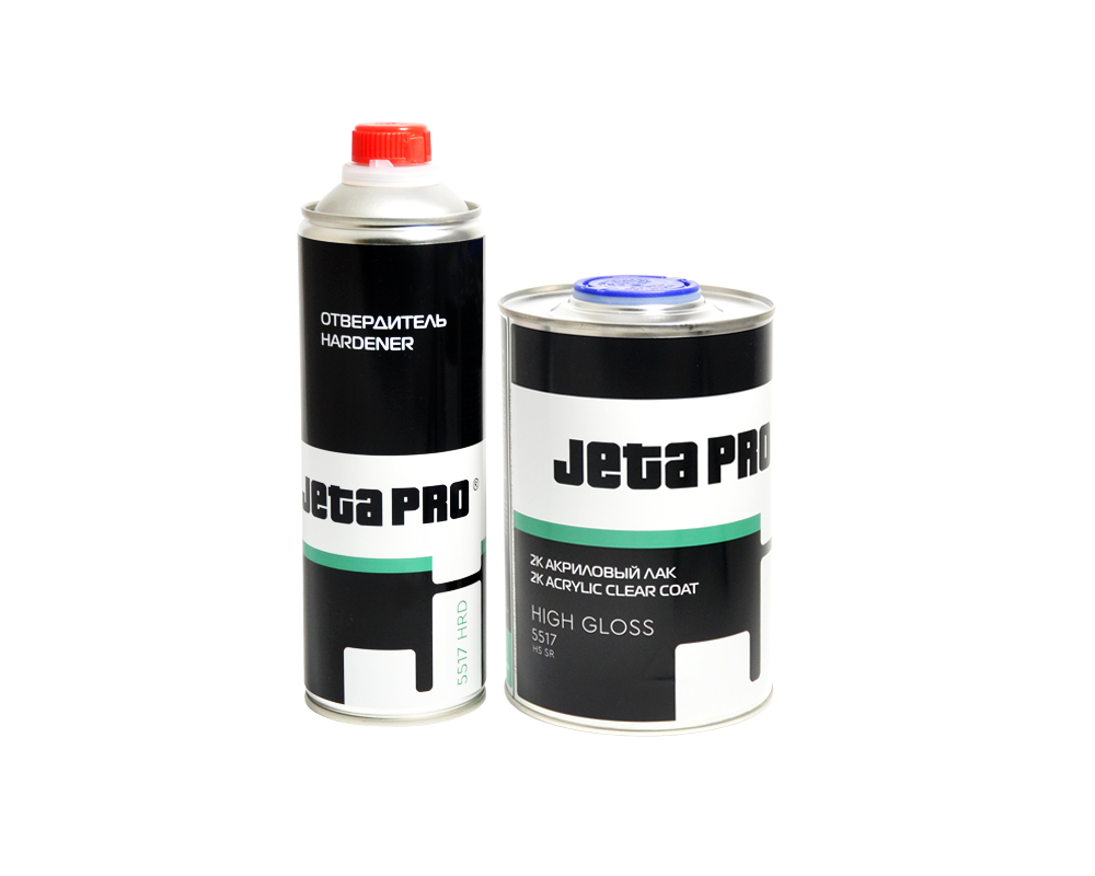 Лак акриловый 2К Jeta Pro 5517 High Gloss 1 л + 0,5 л