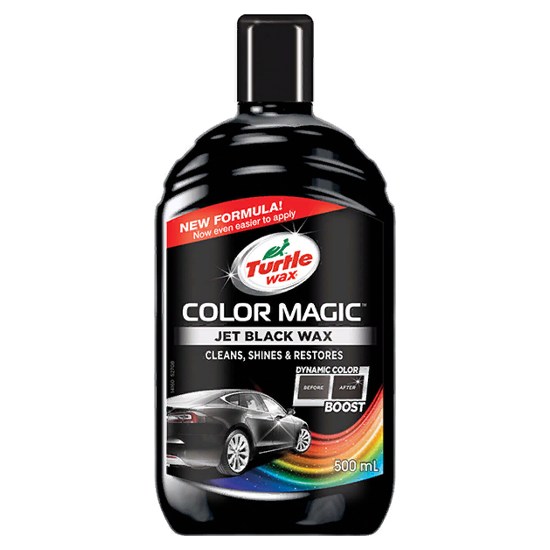 Полироль для черных автомобилей Turtle Wax JET BLACK WAX +40%, 500 мл