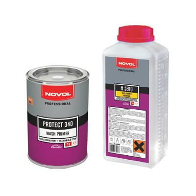 Грунт реактивный PROTECT 340 WASH PRIMER 1 л + 1 л