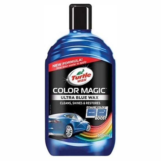 Полироль для синих авто Turtle Color Magic ULTRA BLUE WAX, 500 мл