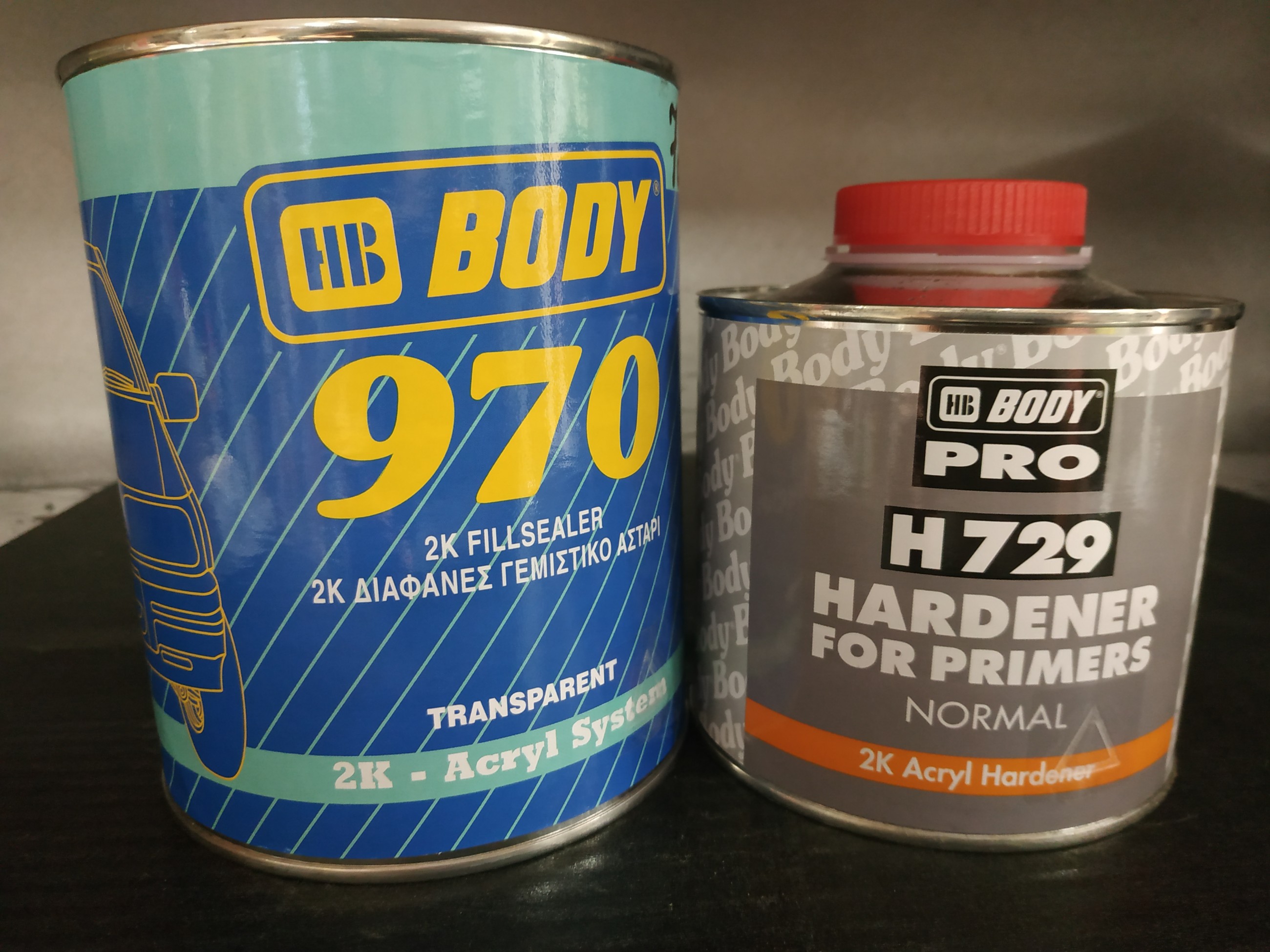 Акриловый грунт Body 970 1 л + 0,5 л