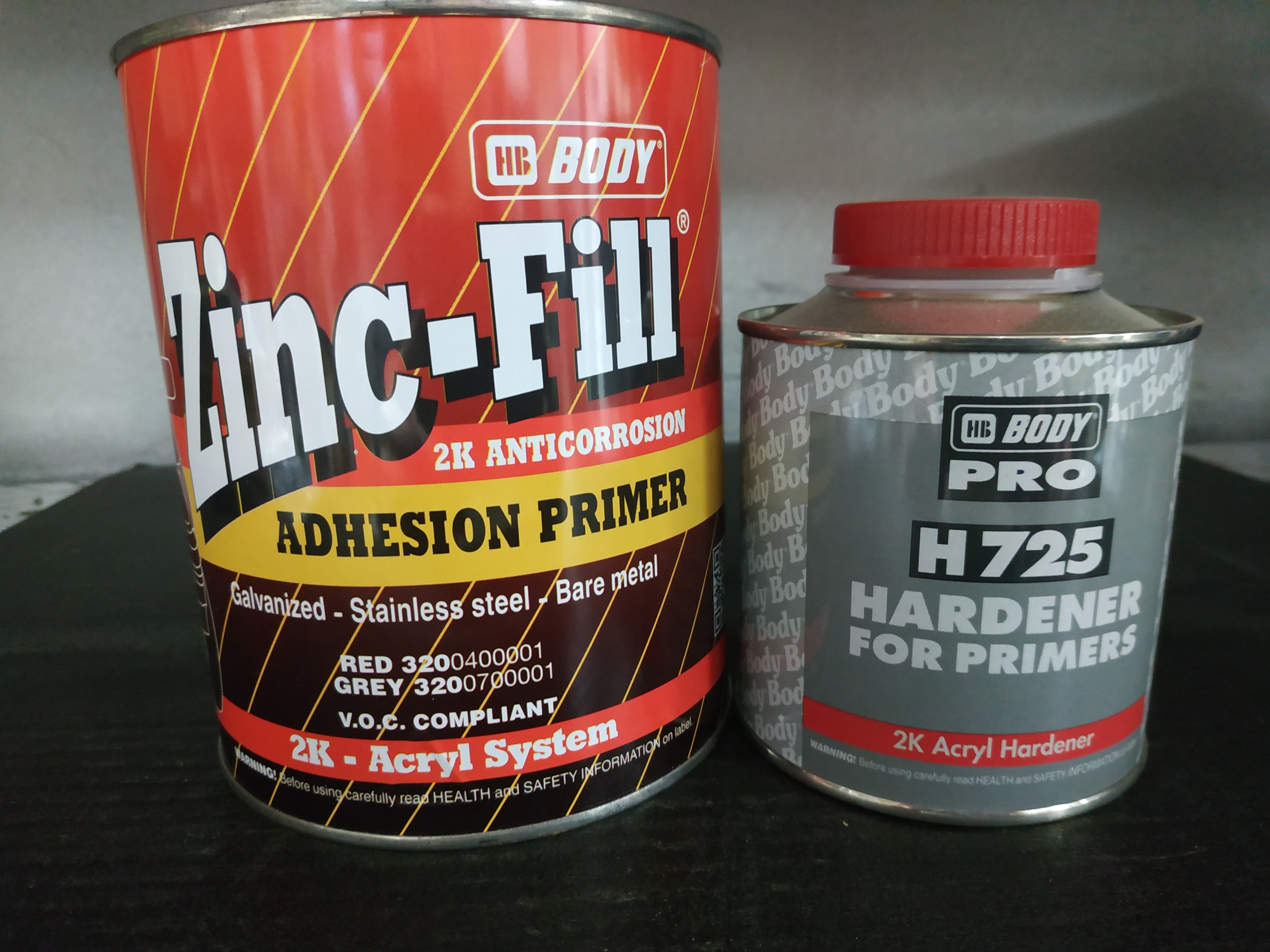 Антикорозионный грунт Zink Fill 1 л + 0,25