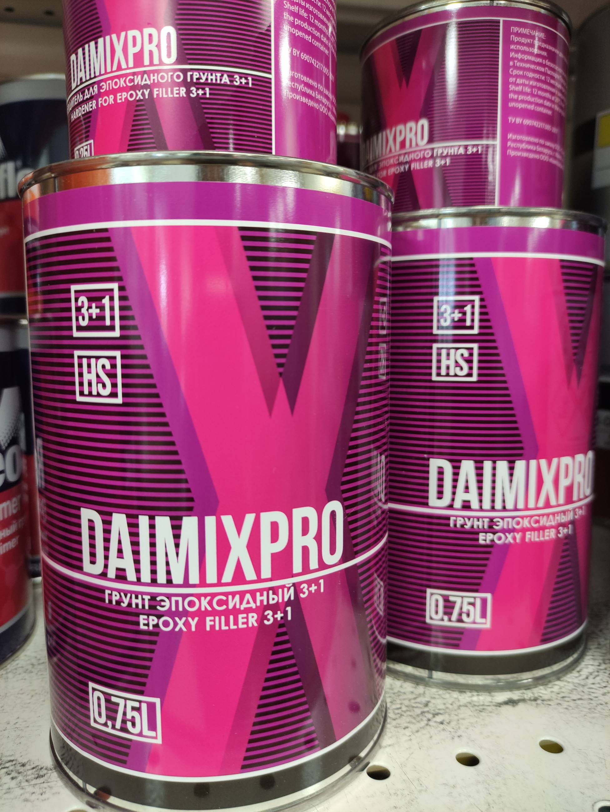 Лак акриловый бесцветный HS DAIMIX PRO 1.5L
