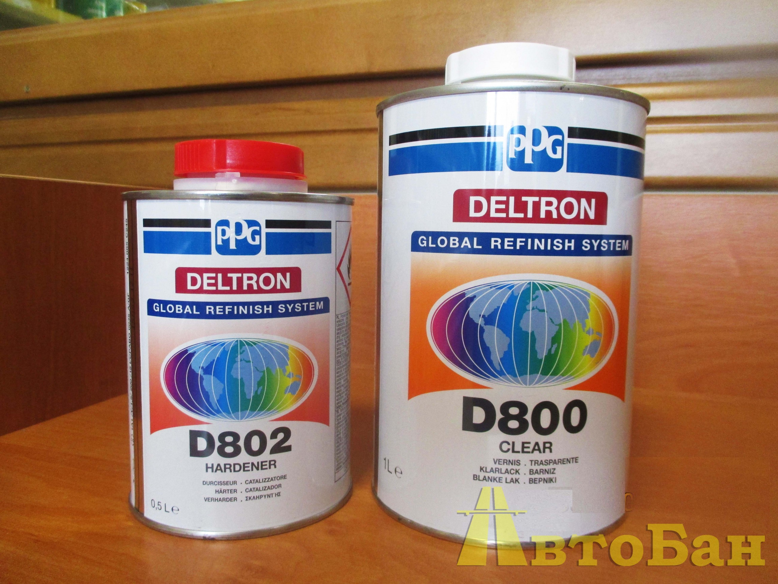 PPG D800 лак 1л